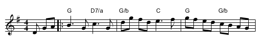 Ponderosa (Air), The - staff notation