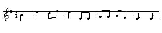Poor Man, The - staff notation
