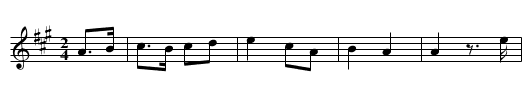 Poor Old Woman, The - staff notation