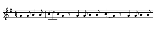 Pop Goes the Weasel. GHW.003 - staff notation