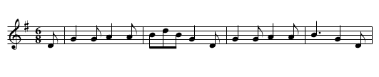Pop Goes The Weasel - staff notation
