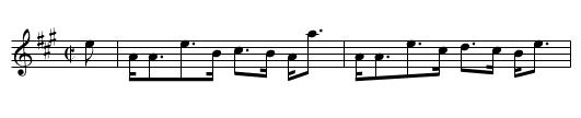 Port a' Bhodaich - staff notation