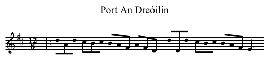 Port An Dreóilin - staff notation