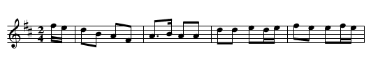 Port Lairge - staff notation