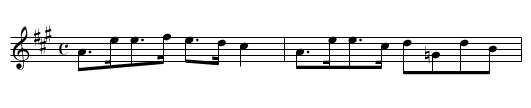 Port Nan Con - staff notation