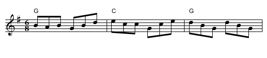 Port Patrick - staff notation