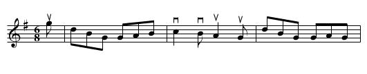PORT PATRICK - staff notation