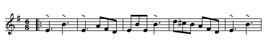 Port Ui Mhuirgheasa - staff notation