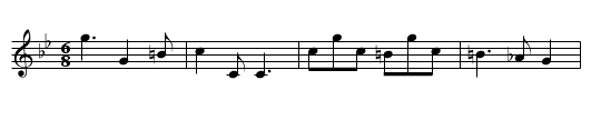 Porter's Jigg - staff notation