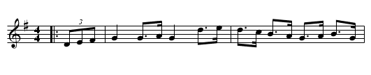 Portobello Hornpipe - staff notation