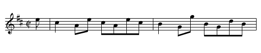 Portobello - staff notation