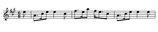 Portree Bay - staff notation