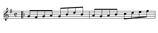 PORTSMOUTH HORNPIPE - staff notation