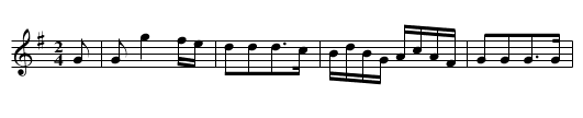 Post Coach, The - staff notation