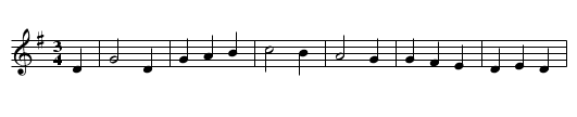 Power, Fanny - staff notation