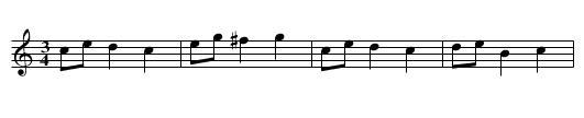 Powiedziala matka ojciec - staff notation