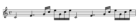 Praeludium I - staff notation