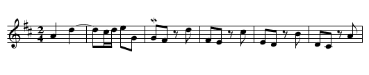 Praeludium - staff notation