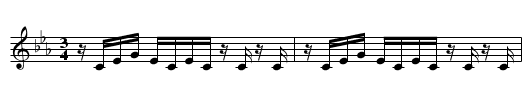Pr&auml;ludium - staff notation