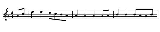 Pram Pushing - staff notation