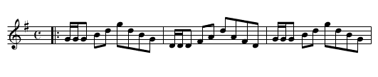 Pray be civil - staff notation