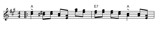 Prekid Kolo   [A] - staff notation