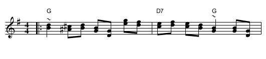 Prekid Kolo   [G] - staff notation