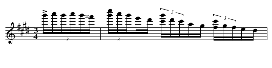 Prelude in C# Minor, Op. 28, No. 10 - staff notation