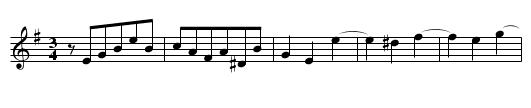 Prelude - staff notation