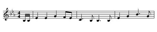 Prentice Boy - staff notation