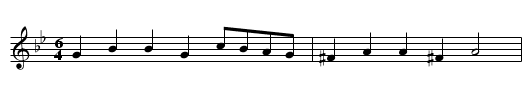 Presbyterian Hornpipe - staff notation