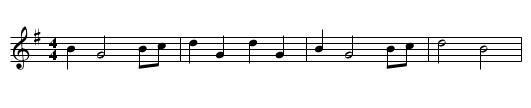Presbyterian Jigg - staff notation
