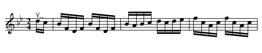 PRESIDENT GARFIELD'S -- HORNPIPE - staff notation