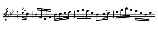 PRESIDENT GRANT'S -- HORNPIPE - staff notation