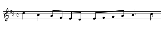 Pretty Bell. Ru1.054 - staff notation
