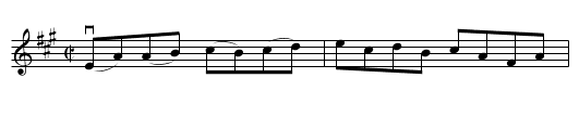 Pretty Jane's -- Reel - staff notation
