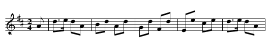 Pretty Maggy - staff notation