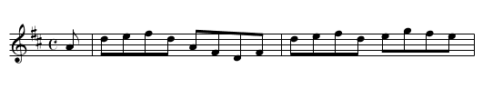 Pretty Peg - staff notation