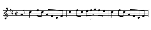 Pretty Peg - staff notation