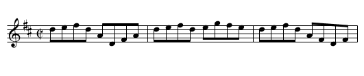 Pretty Peg - staff notation