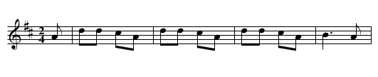 Pretty Peg - staff notation