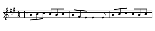 Pretty Peggie - staff notation
