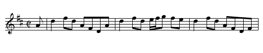 Pretty Peggy - staff notation