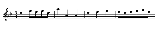 Pretty Peggys Minuet. PFD3.096 - staff notation