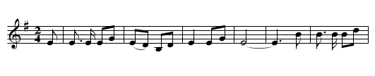 Pretty Polly - staff notation