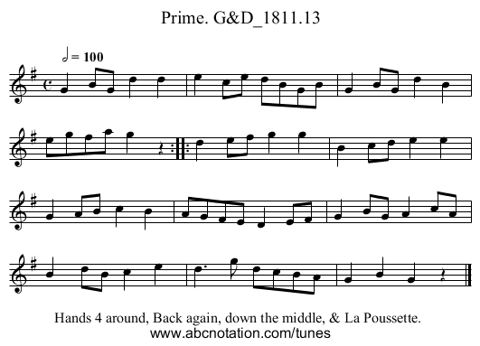 Prime. G&D_1811.13 - staff notation