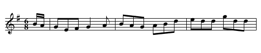 Primrose Glen - staff notation