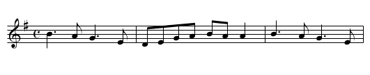 Primrose Lasses - staff notation