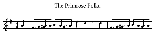 Primrose Polka, The  - staff notation