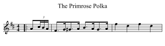 Primrose Polka, The  - staff notation